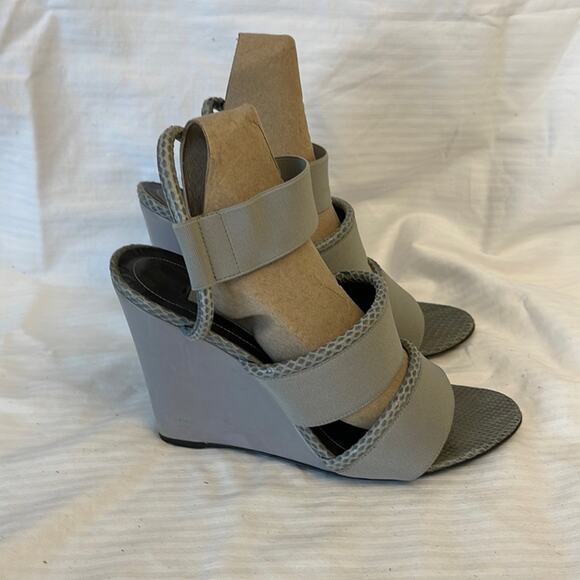 Balenciaga Paris Sandals Wedges Open Toe Shoes Size 38 - Picture 9 of 12